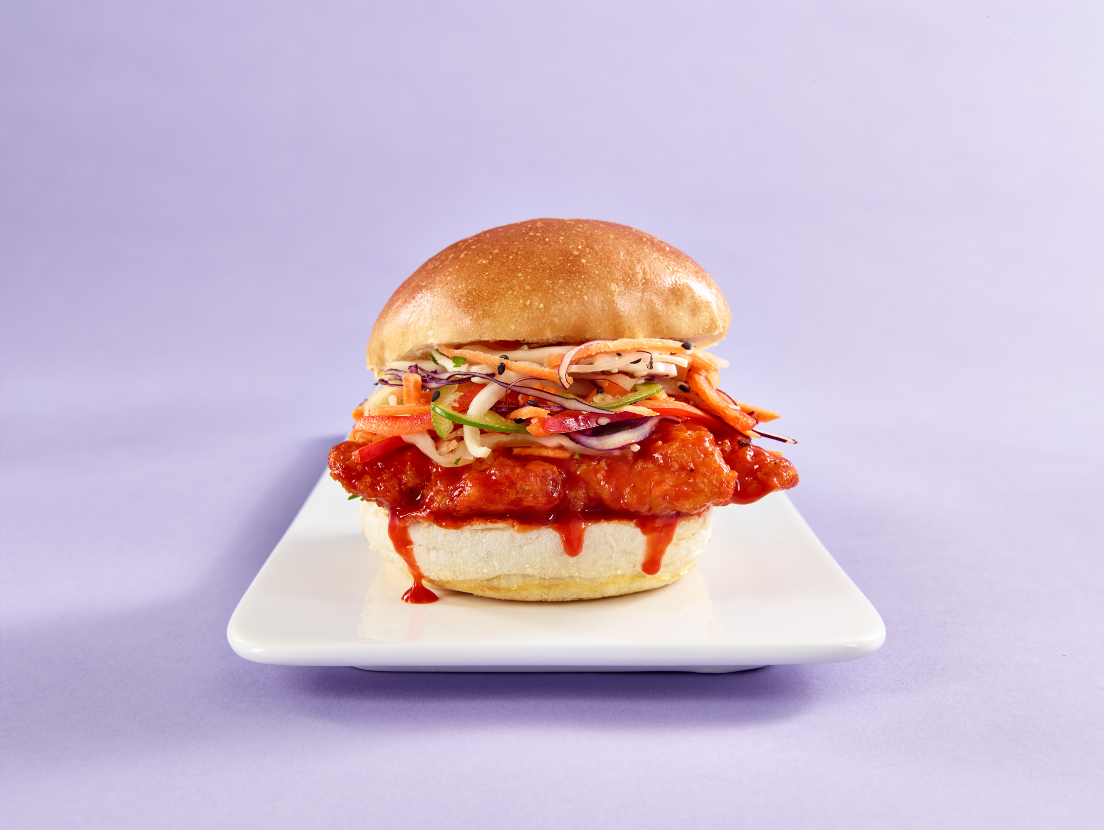 Art-directed food photography for campus dining brand
