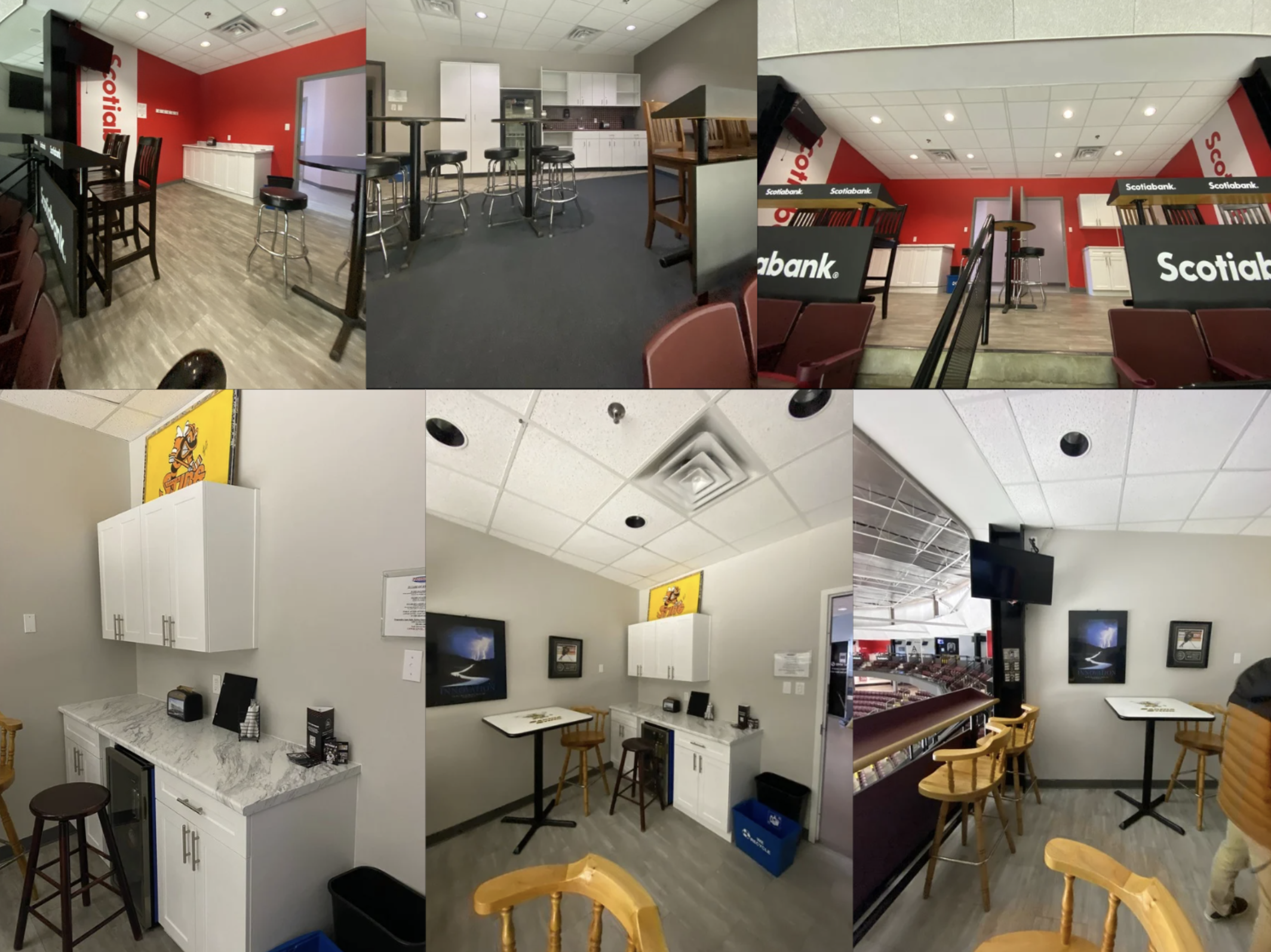 Before: Dated suite spaces with mismatched furniture and no cohesive identity