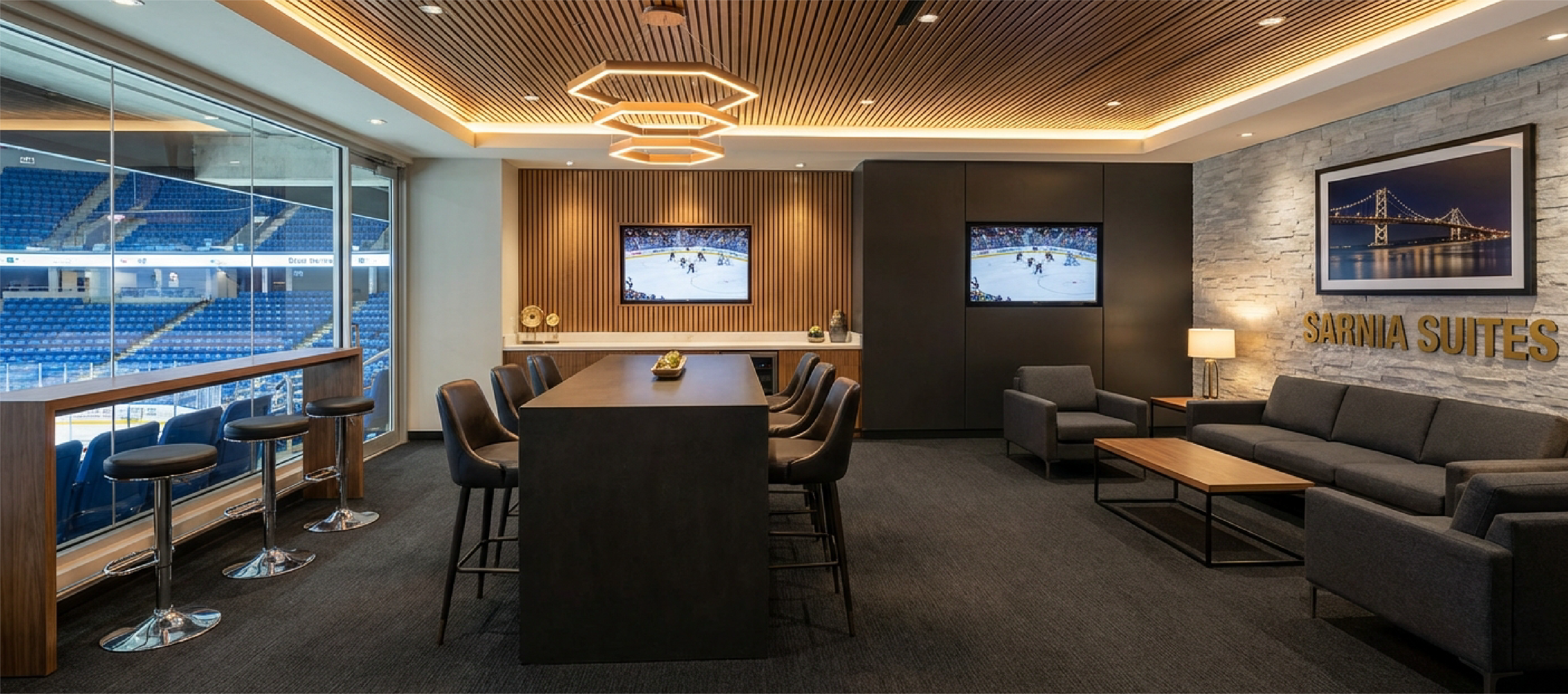 Sarnia Arena premium suite environmental design